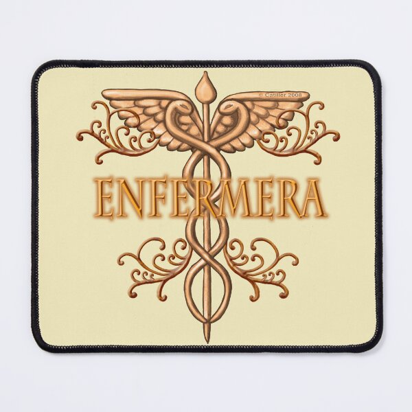 Item preview, Fancy Caduceus Spanish Nurse designed and sold by artmuvz.
