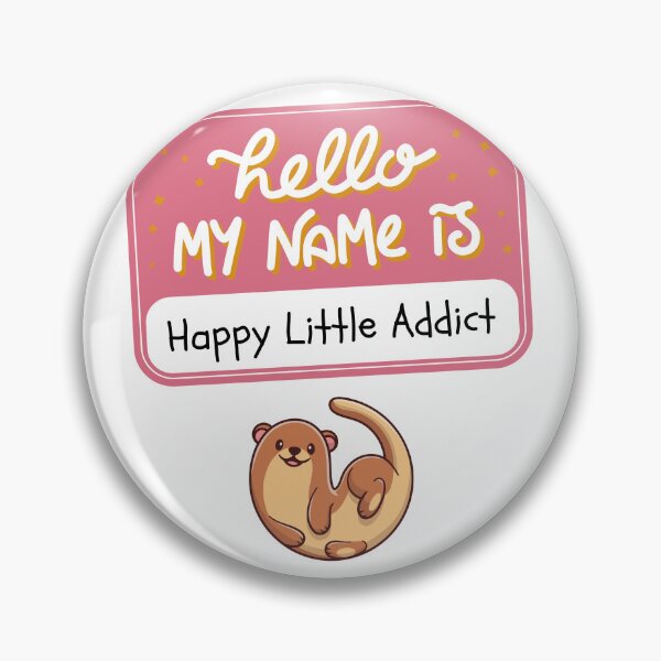 Artikelvorschau, Happy little addict entworfen und verkauft von Recovery In Motion.
