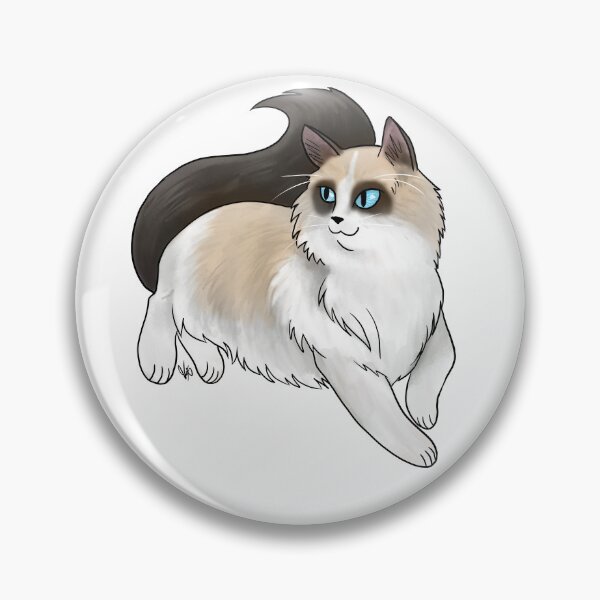 Item preview, Cat - Ragdoll Cat - Blue Point designed and sold by Jennifer Stolzer.