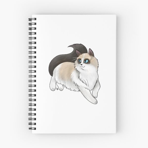 Item preview, Cat - Ragdoll Cat - Blue Point designed and sold by Jennifer Stolzer.