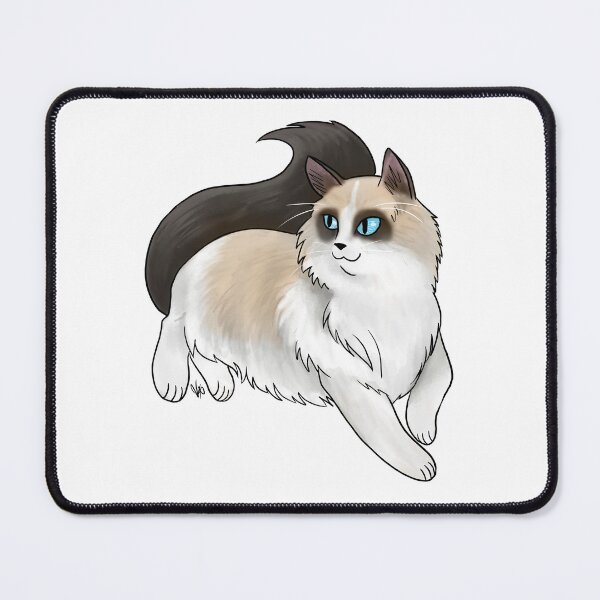 Item preview, Cat - Ragdoll Cat - Blue Point designed and sold by Jennifer Stolzer.
