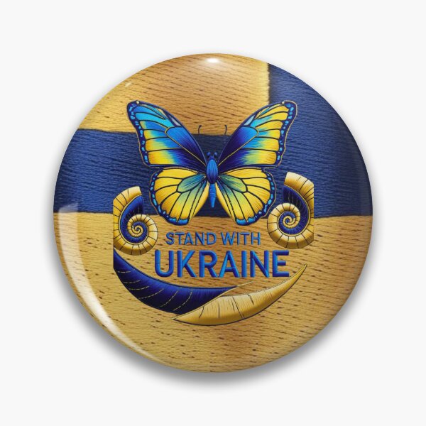 Item preview, Stand with Ukraine Butterfly Design |Support Ukraine Symbol designed and sold by ArtDesignTp.