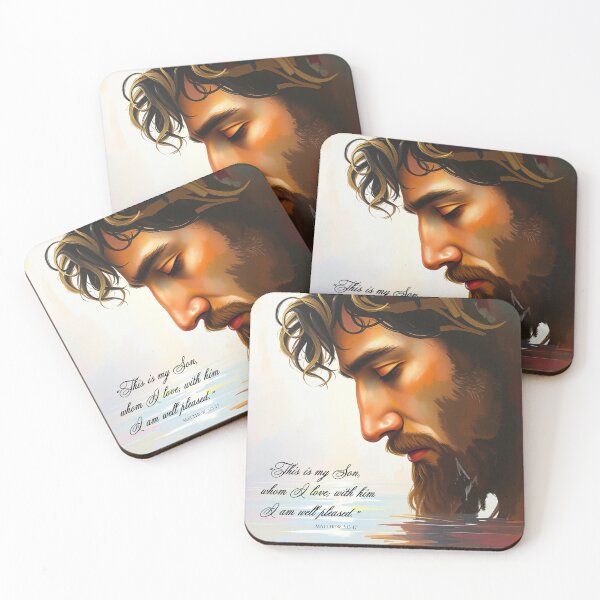 Item preview, Jesus Baptized In the Jordan designed and sold by crafteddreamsshop.