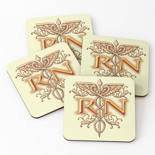 Item preview, Enfermera RN con caduceo de lujo designed and sold by artmuvz.
