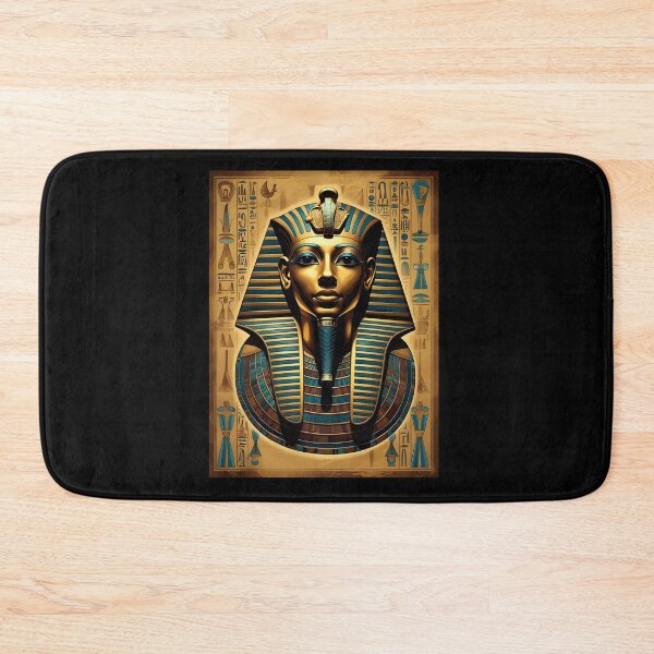 Item preview, An Illustration of Tutankhamun Mask designed and sold by StudioRedKoala.