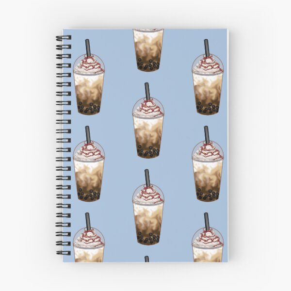 Item preview, A refreshing coffee bubble tea with classic tapioca pearls, a large straw and caramel sauce designed and sold by katecheerycake.