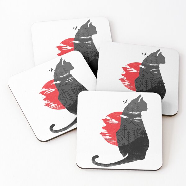 Item preview, Wild is the Cat - Japanese Style Sumi-e designed and sold by therocketman.