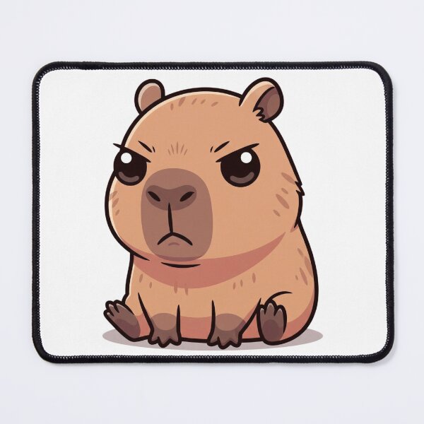 Item preview, Cartoon Capybara | Adorably Chill and Whimsical Animal-Inspired Graphic designed and sold by Tw1nsAIArt.