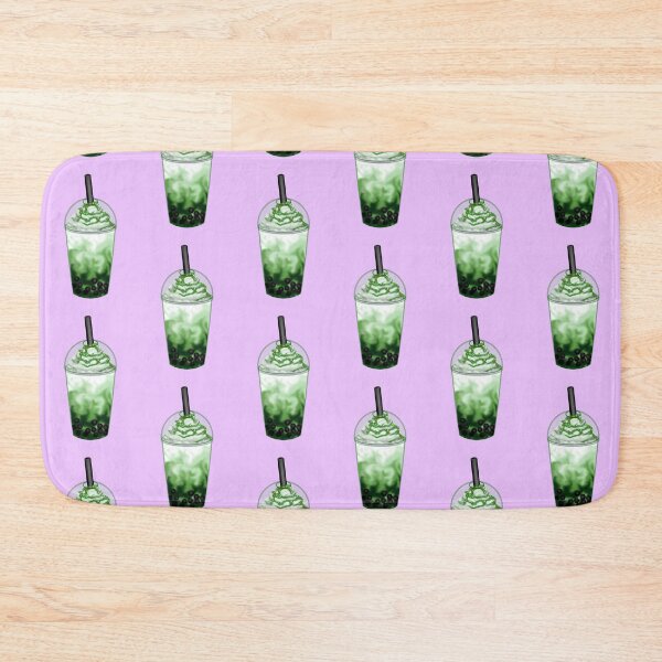 Item preview, An aromatic bubble tea with matcha, soft tapioca pearls, a wide straw, and green sauce designed and sold by katecheerycake.