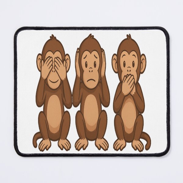Item preview, Three wise Monkeys see hear speak no evil designed and sold by JamesDunican.