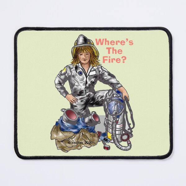 Item preview, Female Firefighter designed and sold by artmuvz.