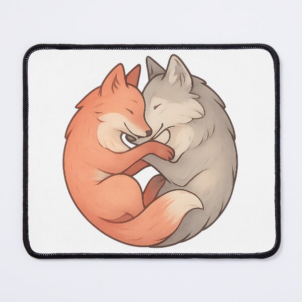 Item preview, The Lovers – Yin and Yang Animals designed and sold by NULLAZAR.