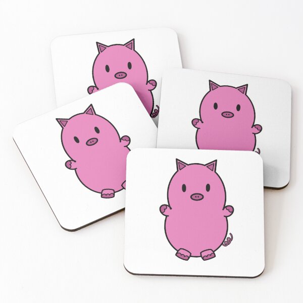 Item preview, Simple Cute Pig Cartoon Design designed and sold by PinkPenguin3312.
