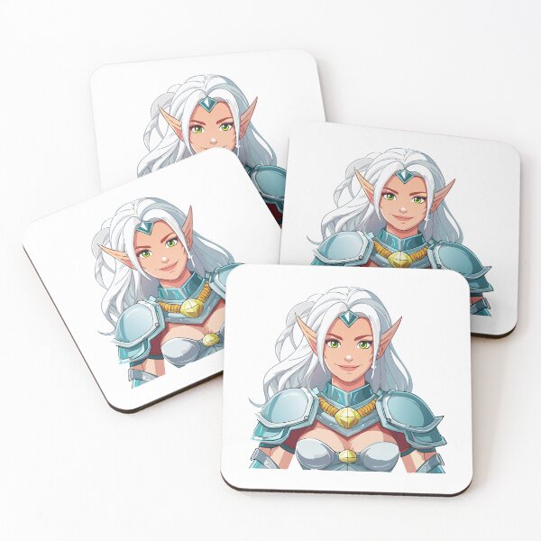Item preview, Portrait of a beautiful woman elf, fantasy elegant elf face with pointed ears and with long flowing hair designed and sold by Danler.