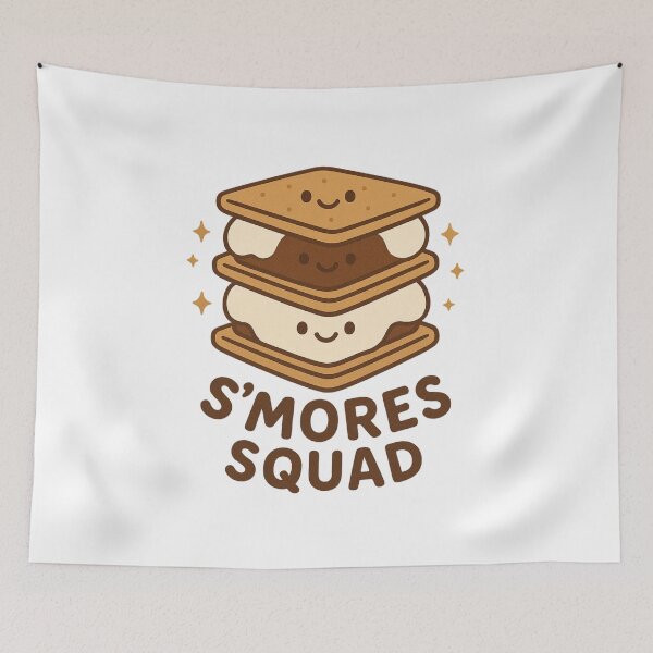 Artikelvorschau, S'mores Squad lustiger Smores-Fan-Campingausflug-Humor entworfen und verkauft von snowry.