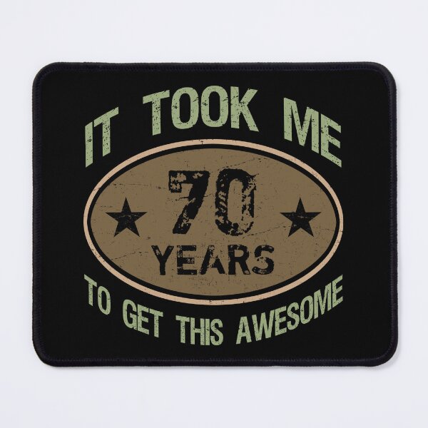 Item preview, Awesome 70th Birthday For Men designed and sold by thepixelgarden.