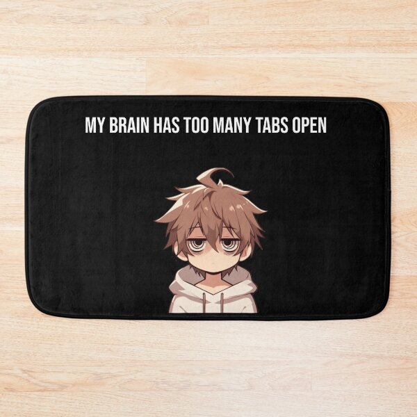 Item preview, Currently Buffering – Pastel Anime Character with Brain Lag designed and sold by Confuzz1ed.