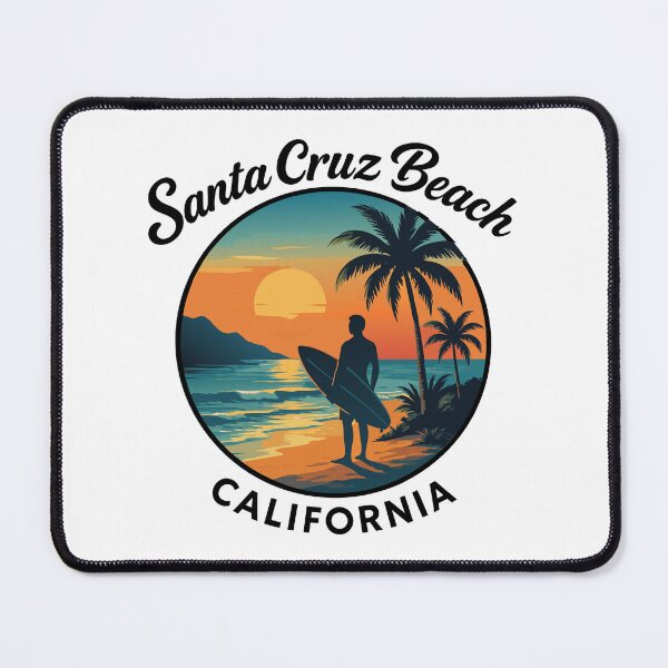 Item preview, Santa Cruz Beach – California (with Black Lettering) designed and sold by VelvetRoom.