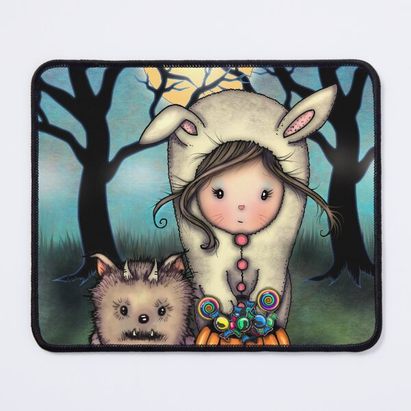 Item preview, The Trick-or-Treaters Halloween Art by Molly Harrison designed and sold by Molly  Harrison.