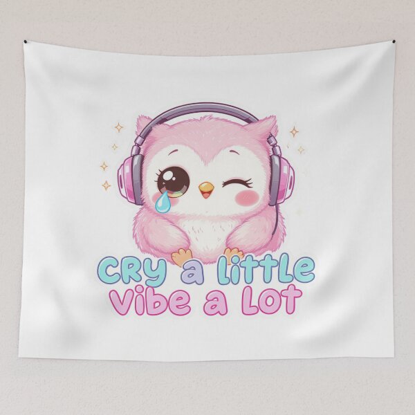 Item preview, Cute Owlet Kawaii Good Vibes 2 designed and sold by Klirya.