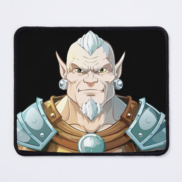 Item preview, Portrait of a old man elf, fantasy elegant old elf face with pointed ears designed and sold by Danler.
