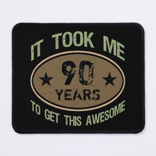 Item preview, Awesome 90th Birthday For Men designed and sold by thepixelgarden.