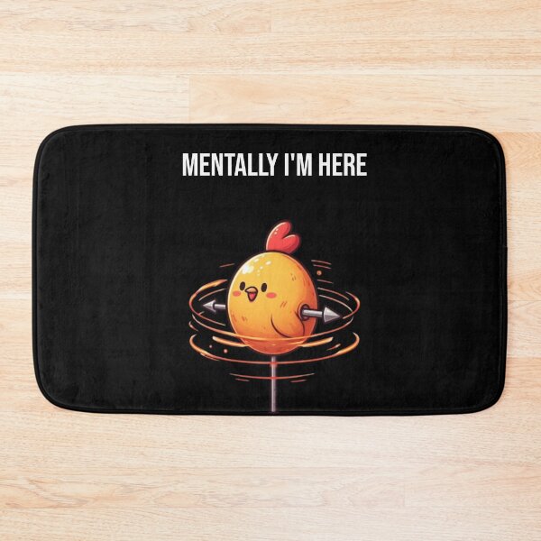 Item preview, Mentally I’m Crispy – Burnout Chicken Energy designed and sold by Confuzz1ed.