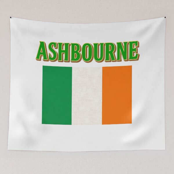 Item preview, Ashbourne County Meath with Irish Flag designed and sold by OliDesigns.