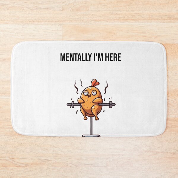Item preview, Mentally I’m a Slow-Roasted Breakdown – Exhausted Chicken Aesthetic designed and sold by Confuzz1ed.