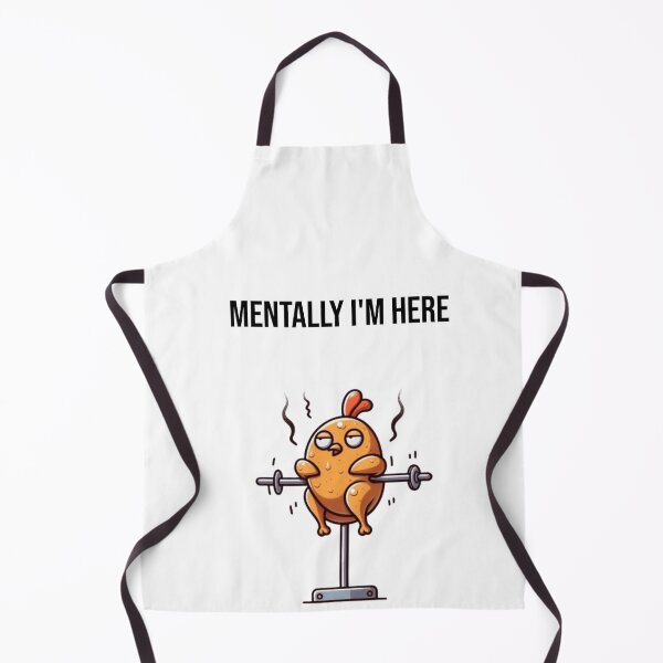 Item preview, Mentally I’m a Slow-Roasted Breakdown – Exhausted Chicken Aesthetic designed and sold by Confuzz1ed.