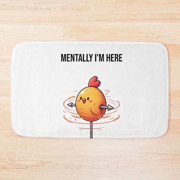Item preview, Mentally I’m on the Spit – Crispy Burnout Chicken Humor designed and sold by Confuzz1ed.