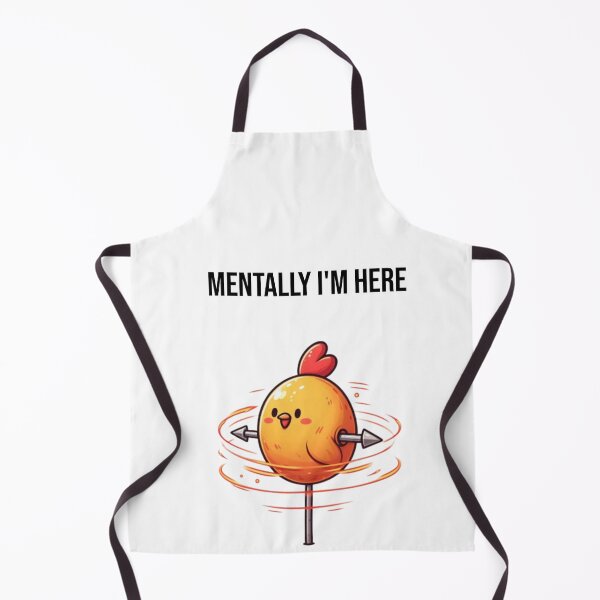 Item preview, Mentally I’m on the Spit – Crispy Burnout Chicken Humor designed and sold by Confuzz1ed.
