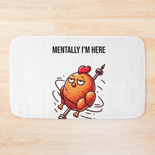 Item preview, Mentally I’m a Rotisserie Chicken – Funny Exhausted Design designed and sold by Confuzz1ed.