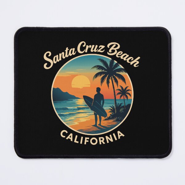 Item preview, Santa Cruz Beach – California (with White Lettering) designed and sold by VelvetRoom.