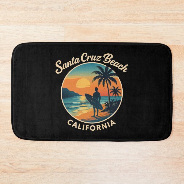Item preview, Santa Cruz Beach – California (with White Lettering) designed and sold by VelvetRoom.