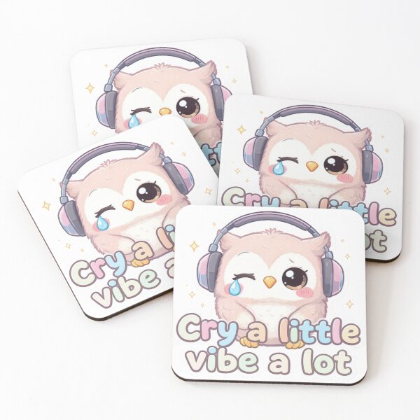 Item preview, Cute Owlet Kawaii Good Vibes designed and sold by Klirya.