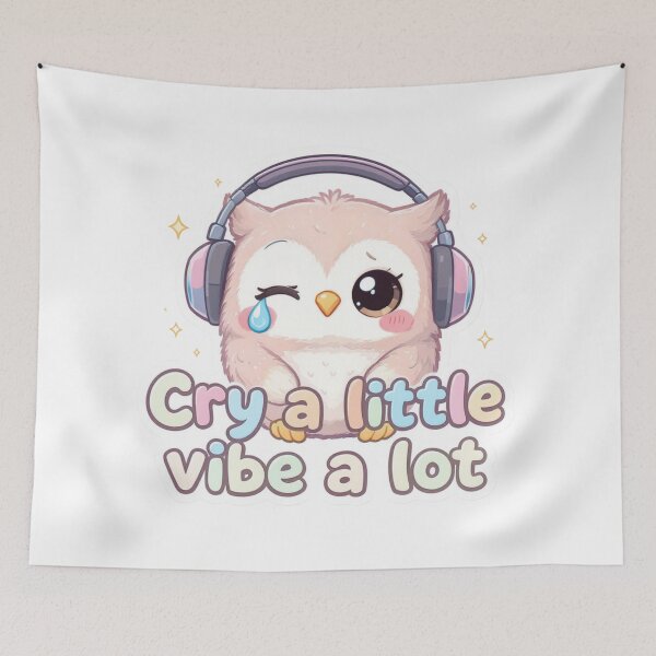 Item preview, Cute Owlet Kawaii Good Vibes designed and sold by Klirya.