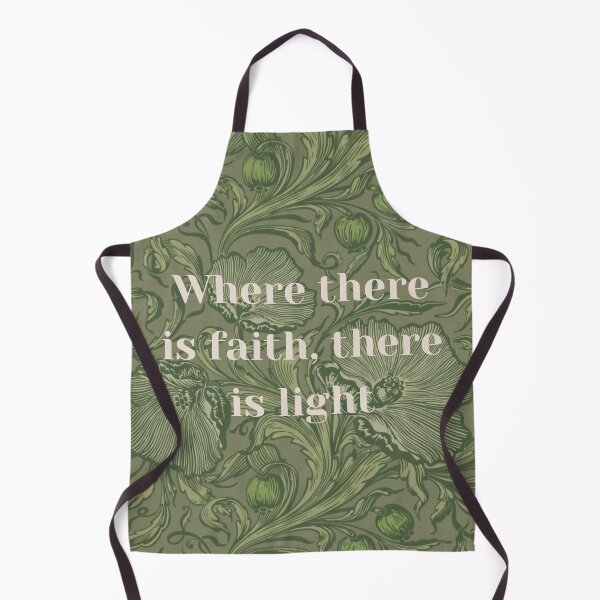 Item preview, Where There Is Faith There Is Light – Islamic Quote Art Print designed and sold by MiskAndMoon.