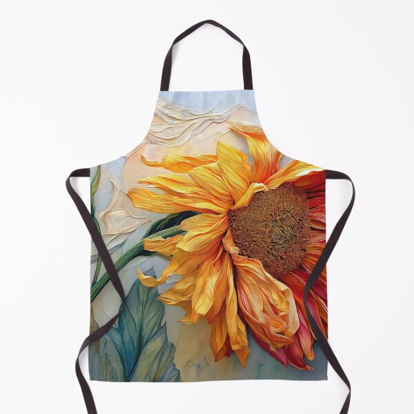 Item preview, Sunflower Elegy in Gold Burnt Sienna and Lush Textures designed and sold by Rocky Mountain Artistry.