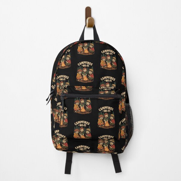 Item preview, Campfires Over Wi-Fi – Retro Anime Outdoor Shirt | Nature Lovers & Camping Gifts designed and sold by NicoDesignArt.