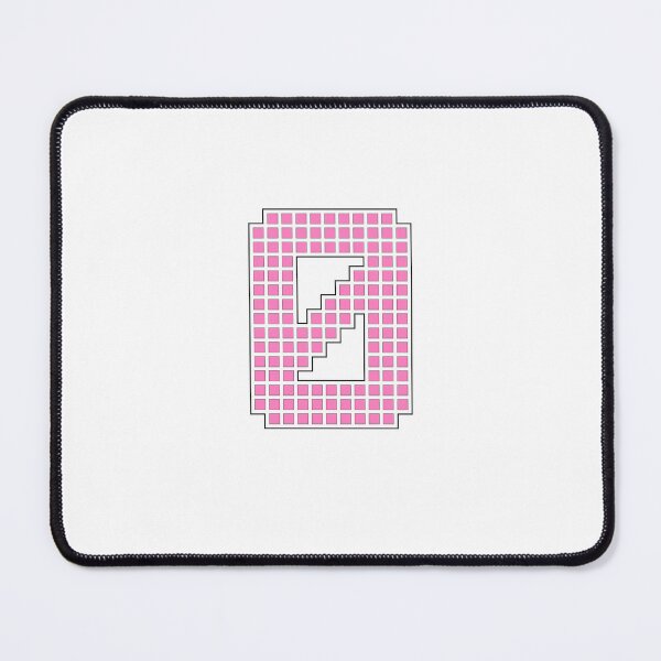 Item preview, Number 0 - Pink Pixel Block Character designed and sold by PixelGlyphs.