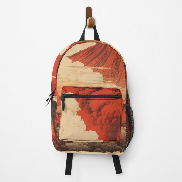 Item preview, Eruption Over Fuji | Explosive Art Inspired by Nature's Fury designed and sold by Zezeshop1.