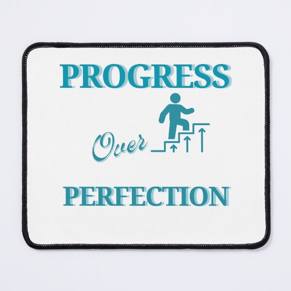 Item preview, Progress Over Perfection – Motivational Quote Design designed and sold by Ajizama.