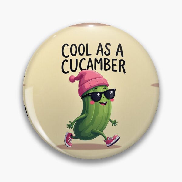 Item preview, Cool as a Cucumber – Veggie With Swagger designed and sold by PaperCastle.