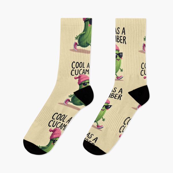 Item preview, Cool as a Cucumber – Veggie With Swagger designed and sold by PaperCastle.