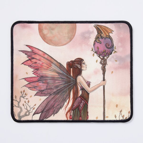 Item preview, The Golden Dragon Fairy Fantasy Art by Molly Harrison designed and sold by Molly  Harrison.