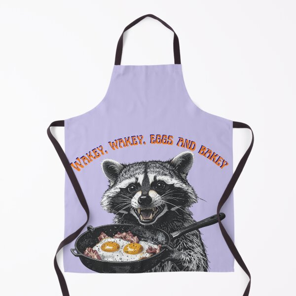 Item preview, Wakey, wakey eggs and bakey...and a racoon designed and sold by Feral Blessings.