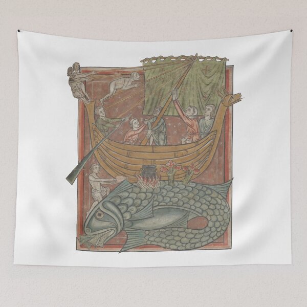 Item preview, Medieval sea monster designed and sold by IllmadeErrant.