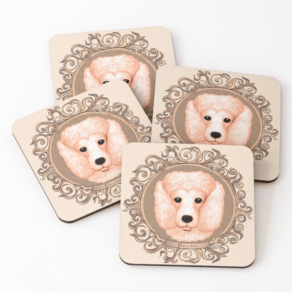 Item preview, Ornate Peach Poodle designed and sold by artmuvz.