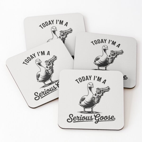 Item preview, Today I'm a serious goose designed and sold by 123ks.